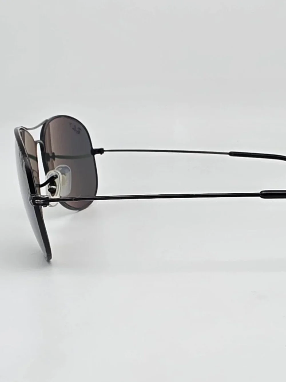 Ray-Ban RB3362 002 Cockpit Black Frame Polarized Green Lens Aviator Sunglasses
